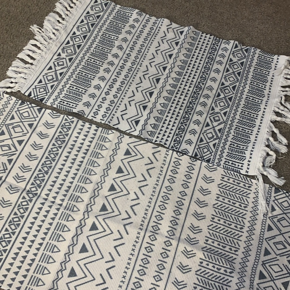 Accent home rugs, Preloved , Boho / Tasseled